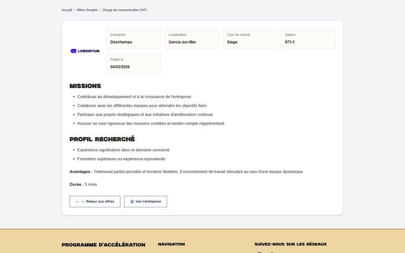 Valorisation dynamisme écosystème