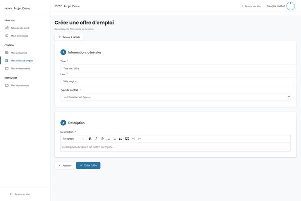 Offres d'emploi Tissely