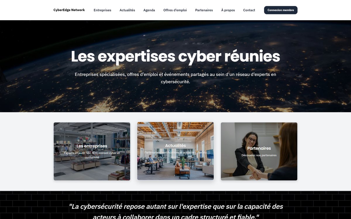 Exemple de plateforme pour cluster ou filière