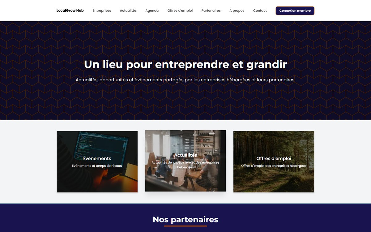 Exemple de plateforme pour collectivité territoriale