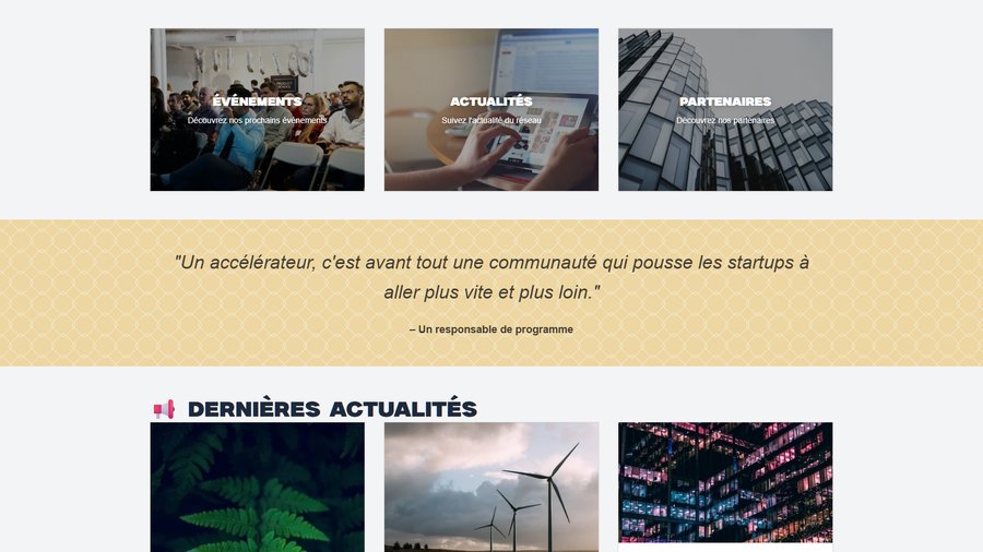 Solution Tissely pour incubateurs et programmes d'accompagnement